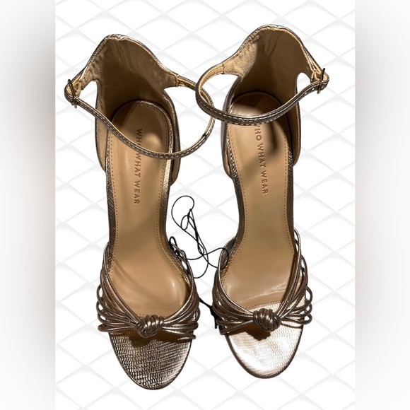 NWOT Who what wear Women's heeled sandals 7.5 - Picture 2 of 10